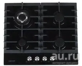 Варочная панель газовая DEXP 6M4GT BG