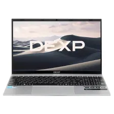 DEXP Aquilon C15-ICP301 Ноутбук 15.6", RAM 8 ГБ 256 ГБ, Intel UHD Graphics 600, Windows Pro, (C15-ICP301), серебристый, Русская раскладка