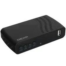 Приставка для цифрового ТВ DEXP HD 8000P черный [5054368]